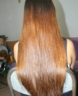 剪去白领少妇的丰厚彩发-ZY192#