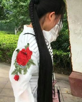 剪下妹子87公分丰厚长发-狠狠爱李1013#