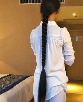 剪下美女瑜伽教练1.1米极品长发-狠狠爱李1011#