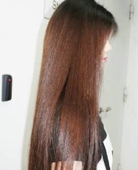 剪白脸美女栗色彩发-上帝之手275#