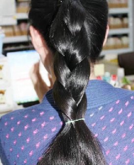 倒梳剪去姑娘乌黑秀发-上帝之手280#