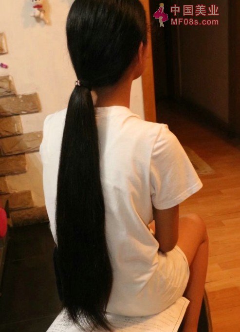 剪可爱小女孩的长发-发之美346#