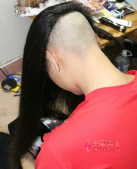 可人美女先剃后空波波再剪发-发之美390#