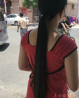 原155号发主深圳航空地勤美女再次剪发-发之美388#