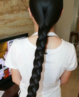 上门剪去美女的漂亮长发-戈壁落日223#