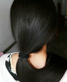 剪去少妇的及臀长发-戈壁落日225#