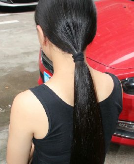 剪去活泼女孩60公分中长秀发-发之美418#