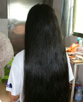 分多束剪去学妹85公分秀发-发之美419#