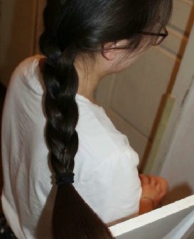 剪去漂亮美女细丝长发-上帝之手860#