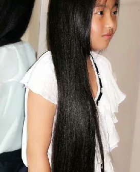 剪去小女孩的粗黑长发-上帝之手879#