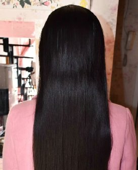 导游姑娘剪下乌黑柔顺自然发-戈壁落日262#