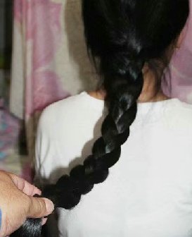 大姐剪去心爱的及腿长发-上帝之手895#