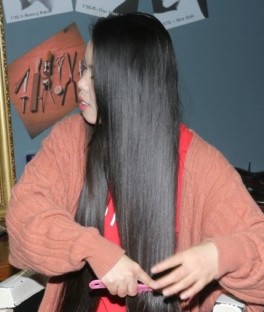 秀发过腰少妇剪短发-芳飞1187#