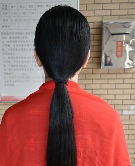 教学楼下剪美女老师秀发-戈壁落日278#