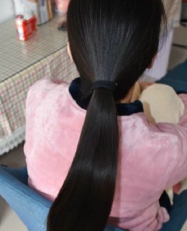 剪下94年的美女垂顺好发-戈壁落日280#