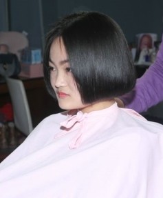 长发妹子剪去一头秀发-芳飞1189#