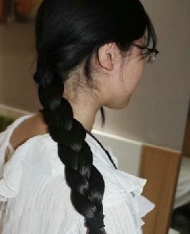 剃下嗲女孩63厘米秀发-上帝之手928#