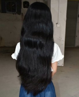 剪去10岁小姑娘的丰厚秀发-戈壁落日293#