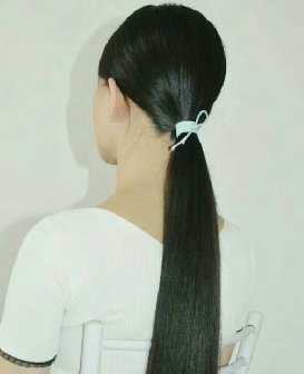 清秀美女剪去70公分上下一样粗秀发-狠狠爱李2133#