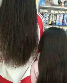 两姐妹同剪原汁原味长发-狠狠爱李2148#