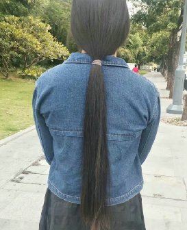 剪去大姐50公分原味秀发-狠狠爱李2151#