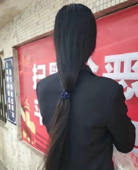 剪小学女老师50公分秀发-狠狠爱李2159#