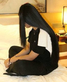 酒店掏空剪去女子65公分秀发-发之美461#