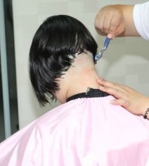 长卷发少妇剪后空波波发型-芳飞1246#