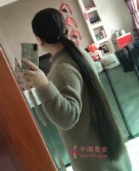 剪去胖大姐75公分顺滑秀发-狠狠爱李3045#