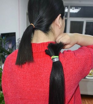 剪去少妇的细丝黑亮披肩秀发-戈壁落日361#