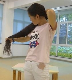 江苏扬州长发女王志梅1.5米长发回顾