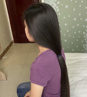 广州少妇剪去73公分齐腰秀发-发之美501#