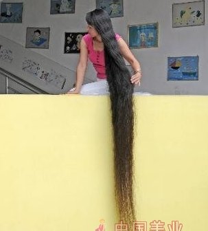 江西赣州上犹长发女郭小云2.5米长发回顾