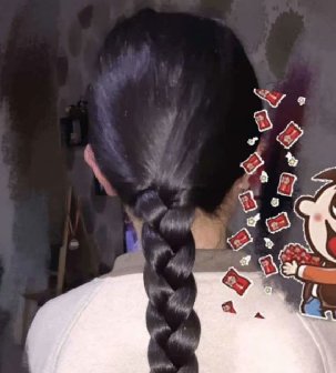 剪小女孩53公分原汗源味胎发-狠狠爱李3362#