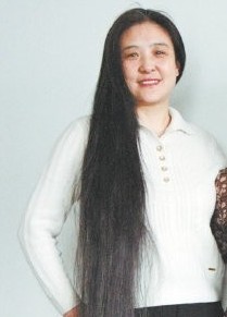 黑龙江哈尔滨长发女张静明1.7米长发回顾