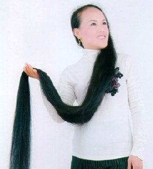 吉林长发女李丽平2.2米长发回顾