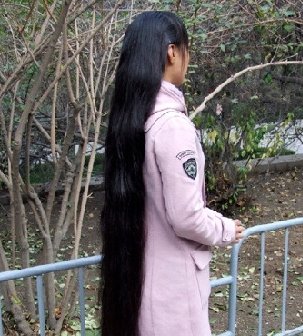 甘肃兰州长发女敖特根高娃1.4米长发回顾