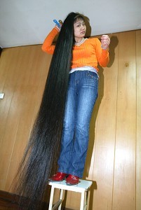 北京长发女王青1.7米长发回顾