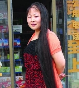 江苏扬州长发女韩毅1.62米长发回顾