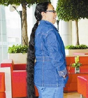 天津河西长发女王欢1.6米长发回顾