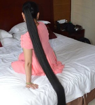 江西长发女罗春芬1.7米长发被剪全程图片77张回顾