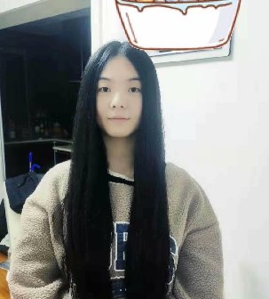 剪去小美女60公分5.8两齐尾无分叉秀发-狠狠爱李3762#