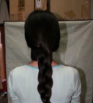 剪长沙某学院大学生62公分浓密粟色秀发-狠狠爱李3614#