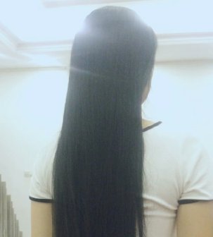 剪去年轻老板娘68公分顺滑直发-狠狠爱李3856#