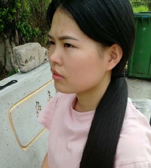 剪去广州美女72公分粗黑秀发-狠狠爱李3897#