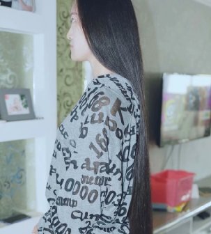 剪去大美女1.3米顺滑长发-狠狠爱李3902#