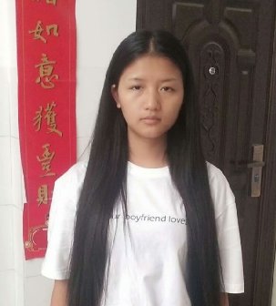 剪去小美女60公分5.8两齐腰秀发-狠狠爱李3975#