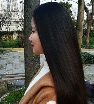 剪去可爱小美女60公分秀发-狠狠爱李3988#