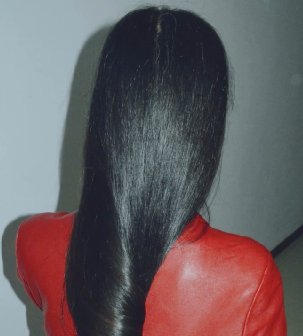 剪去红衣少妇65公分黑亮秀发-狠狠爱李4002#