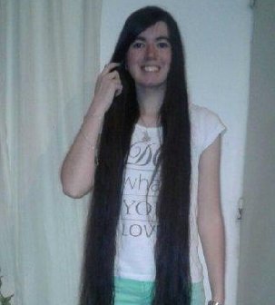 阿根廷长发女Abril Lorenzatti 1.52米长发回顾